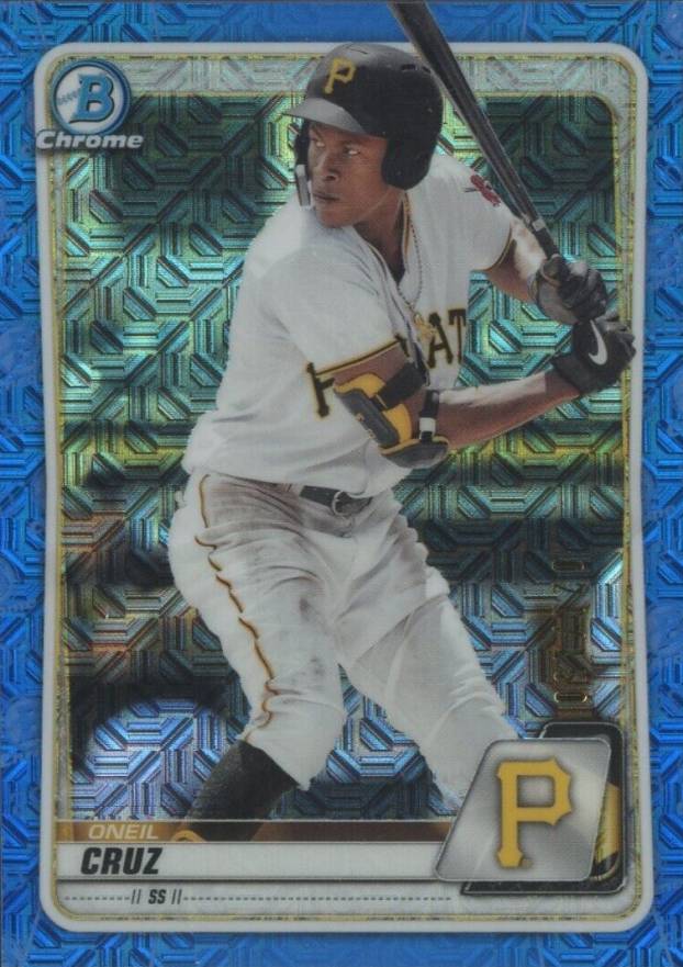 2020 Bowman Chrome Mega Box Oneil Cruz #BCP111 Baseball Card