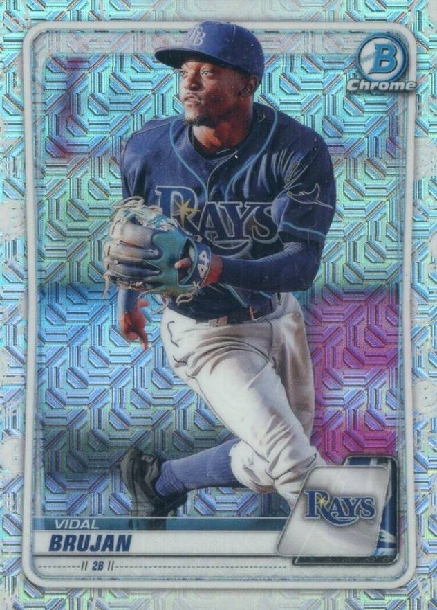 2020 Bowman Chrome Mega Box Vidal Brujan #BCP241 Baseball Card