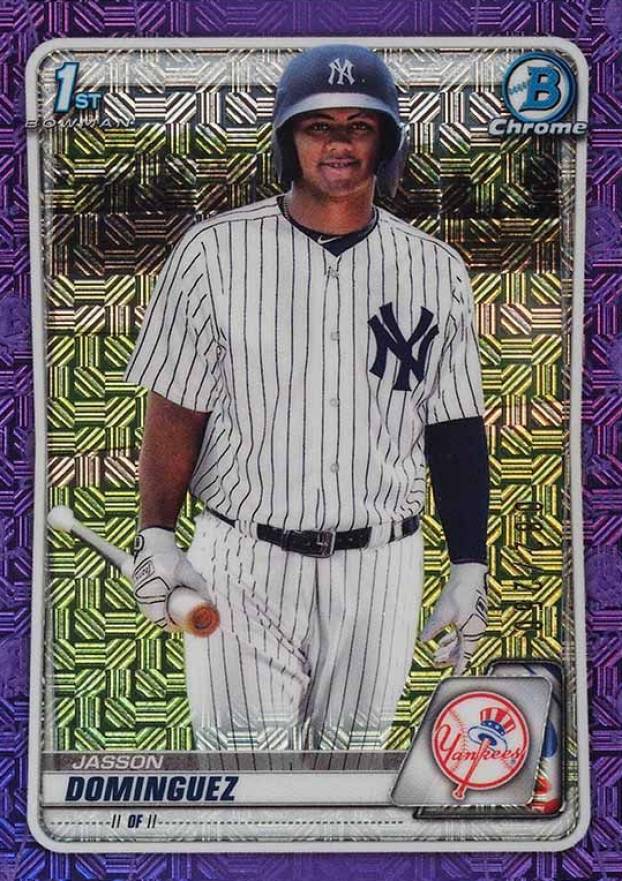 2020 Bowman Chrome Mega Box Jasson Dominguez #BCP8 Baseball Card