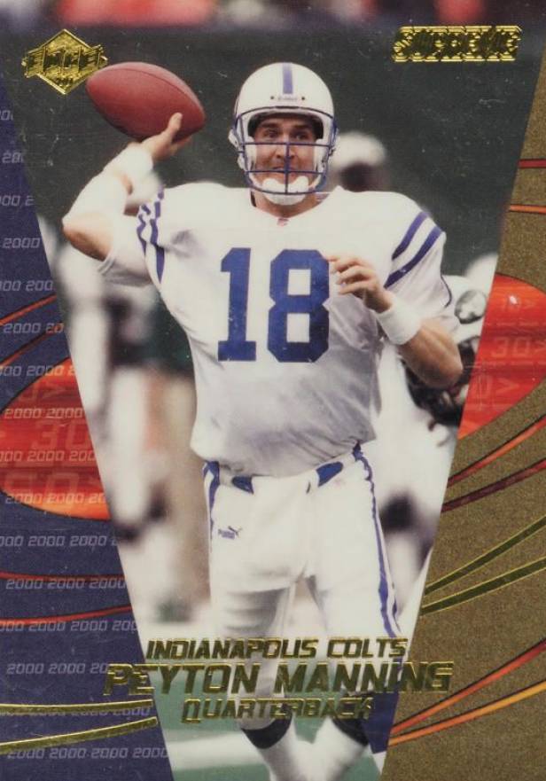 2000 Collector's Edge Supreme Peyton Manning #59 Football Card