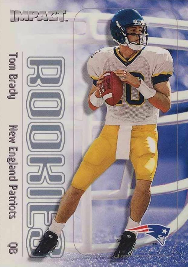 2000 Skybox Impact Tom Brady #27 Football Card