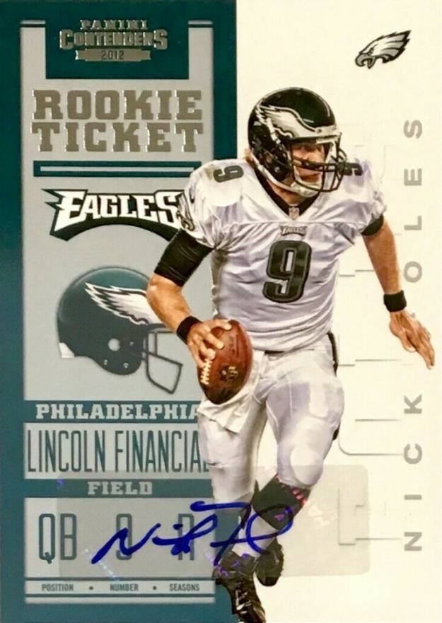 2012 Panini Contenders Nick Foles #218 Football Card