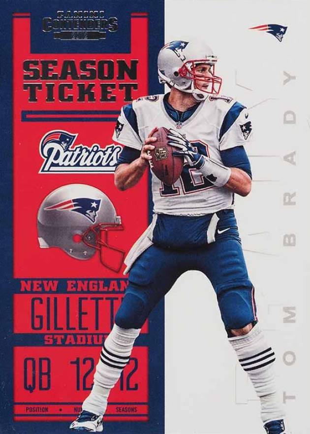 2012 Panini Contenders Tom Brady #56 Football Card