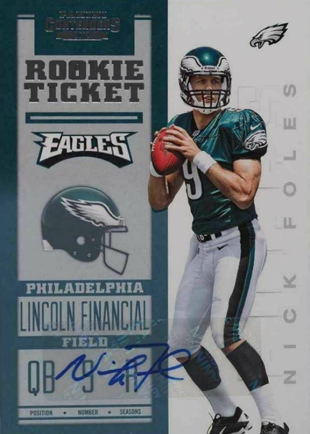 2012 Panini Contenders Nick Foles #218 Football Card