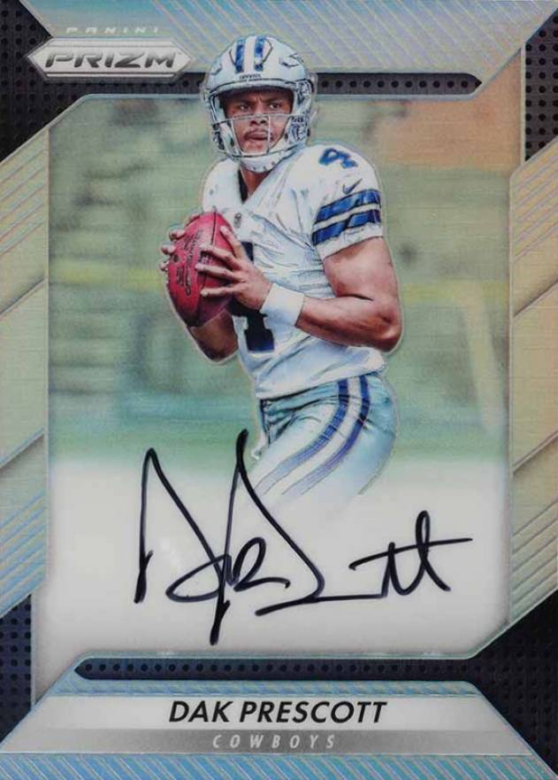 2016 Panini Prizm Rookie Autograph Prizm Dak Prescott #RADPS Football Card