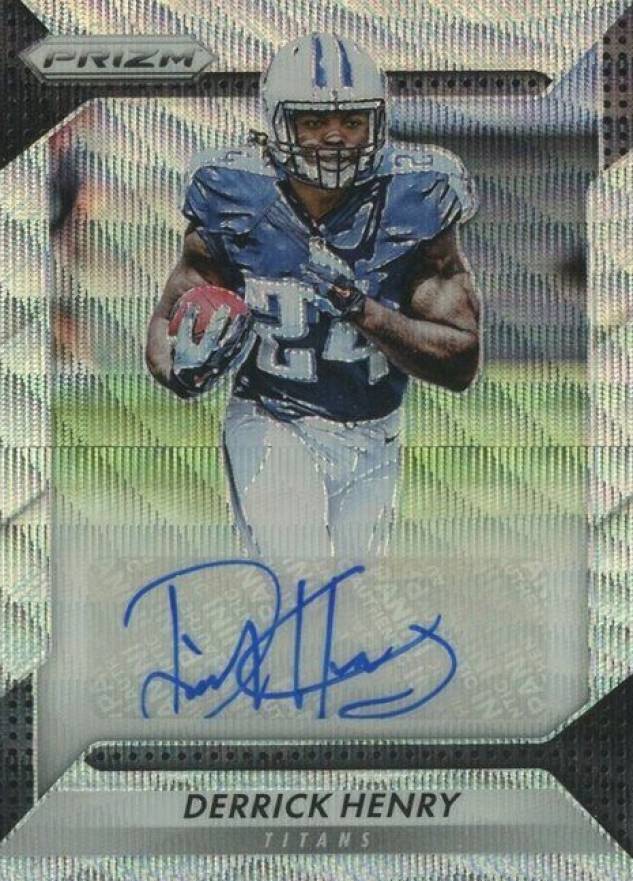 2016 Panini Prizm Rookie Autograph Prizm Derrick Henry #RADHR Football Card