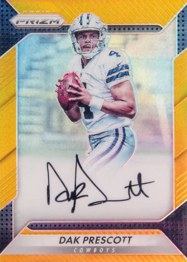 2016 Panini Prizm Rookie Autograph Prizm Dak Prescott #RADPS Football Card