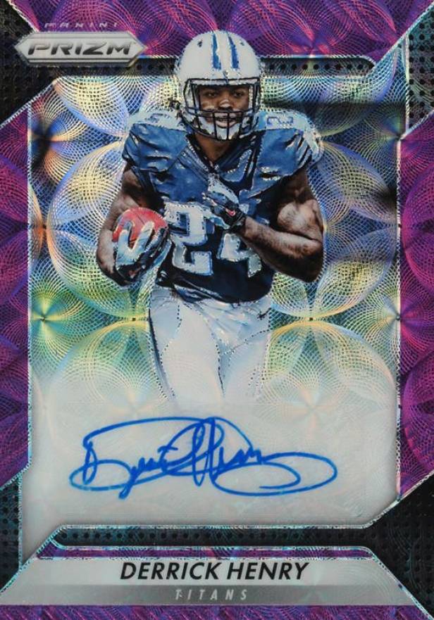 2016 Panini Prizm Rookie Autograph Prizm Derrick Henry #RADHR Football Card