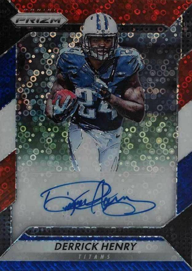 2016 Panini Prizm Rookie Autograph Prizm Derrick Henry #RADHR Football Card