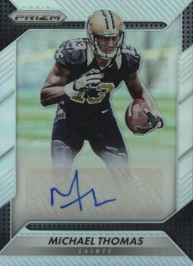 2016 Panini Prizm Rookie Autograph Prizm Michael Thomas #RAMTH Football Card