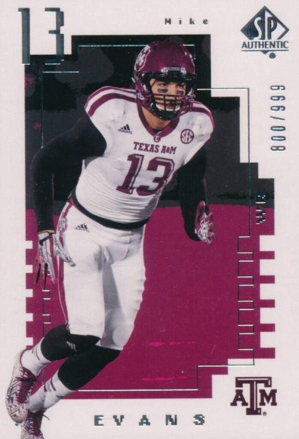 2014 SP Authentic Future Watch Mike Evans #FW-10 Football Card