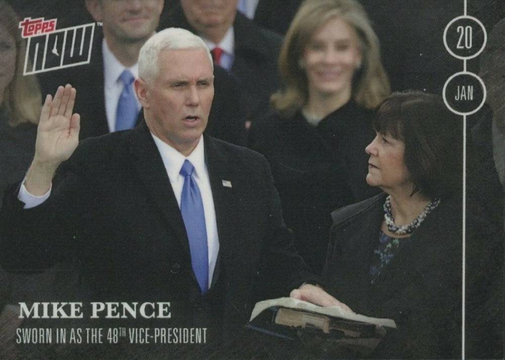 2016 Topps Now Election Mike Pence #16-18 Non-Sports Card