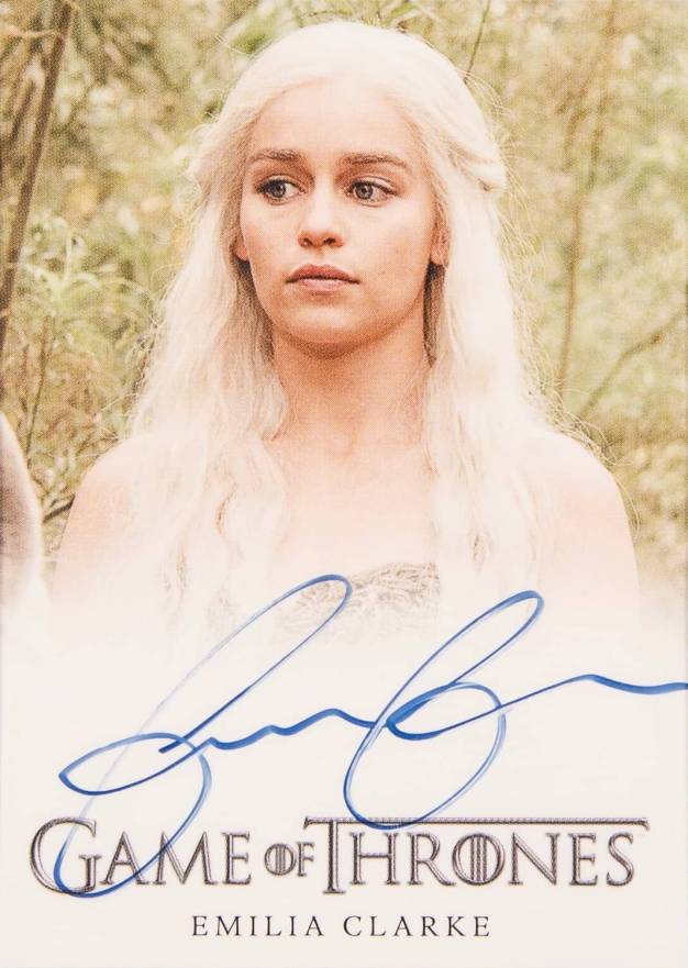 2013 Game of Thrones Season 2-Autograph Emilia Clarke # Non-Sports Card