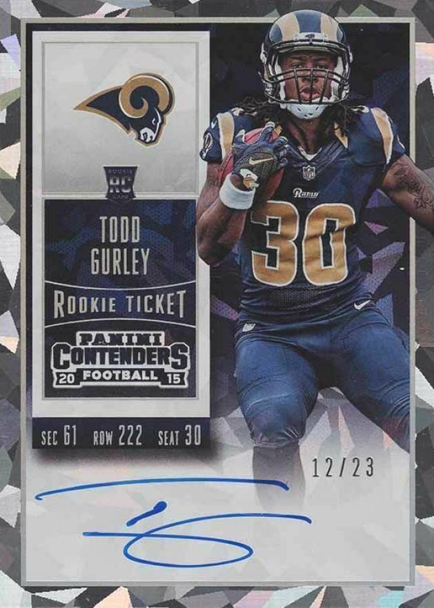 2015 Panini Contenders Todd Gurley #238 Football Card