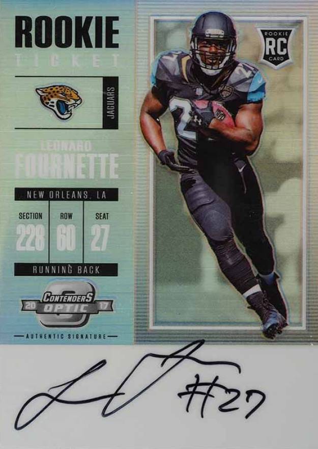 2017 Panini Contenders Optic Leonard Fournette #110 Football Card