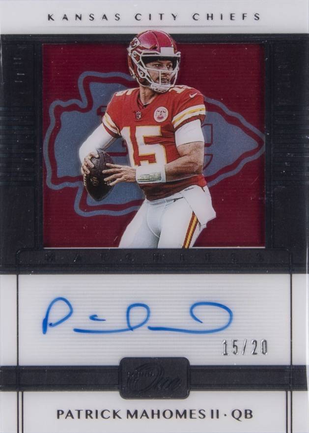 2019 Panini One Patrick Mahomes II #199 Football Card