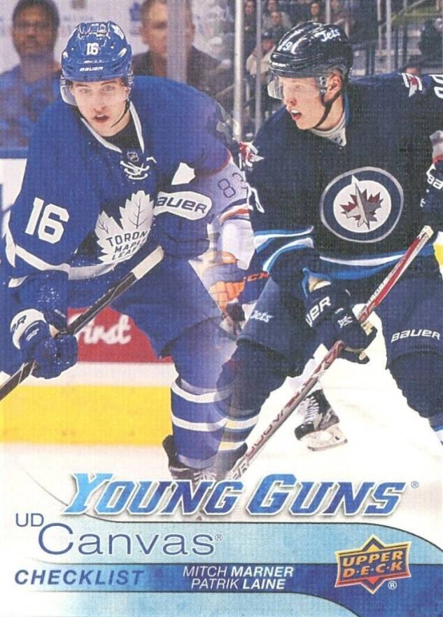 2016 Upper Deck Canvas Mitch Marner/Patrik Laine #C120 Hockey Card