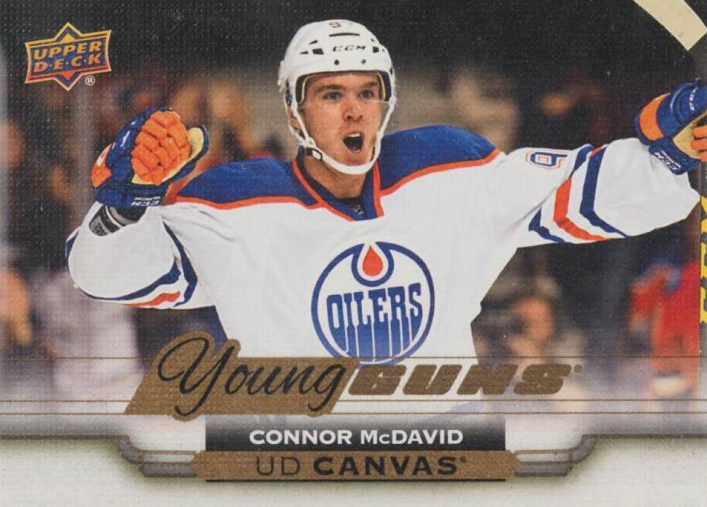 2015 Upper Deck Canvas Connor McDavid #C211 Hockey Card