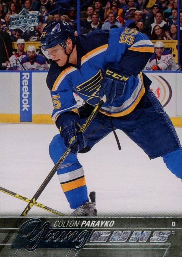 2015 Upper Deck Colton Parayko #235 Hockey Card