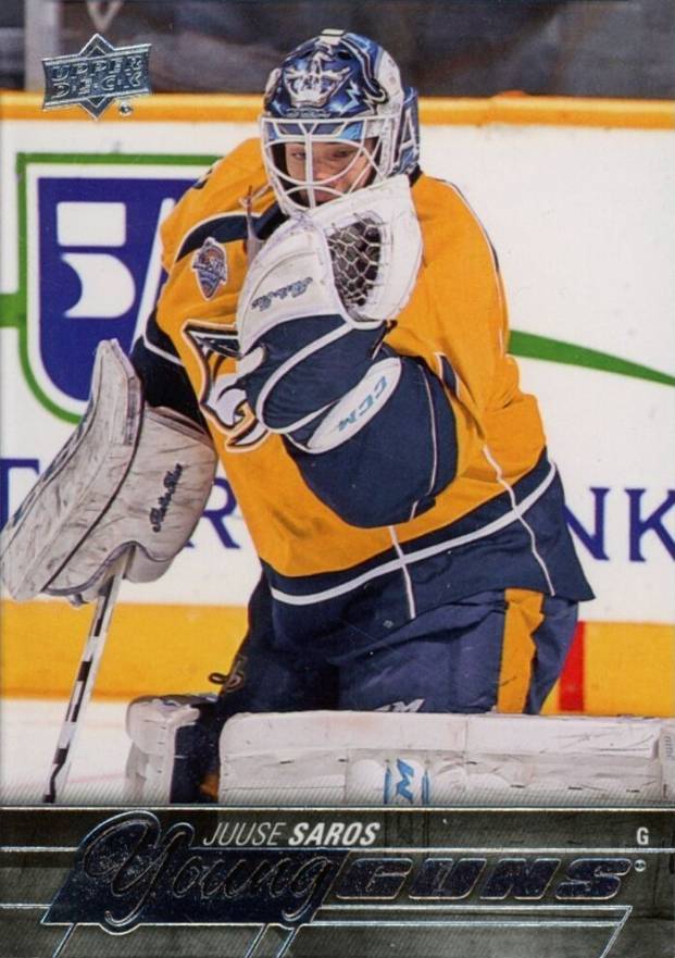 2015 Upper Deck Juuse Saros #464 Hockey Card