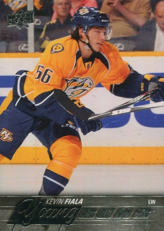 2015 Upper Deck Kevin Fiala #208 Hockey Card