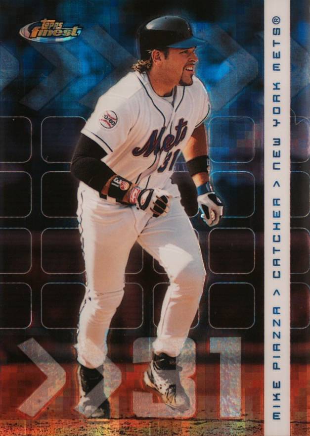 2002 Finest Mike Piazza #12 Baseball Card