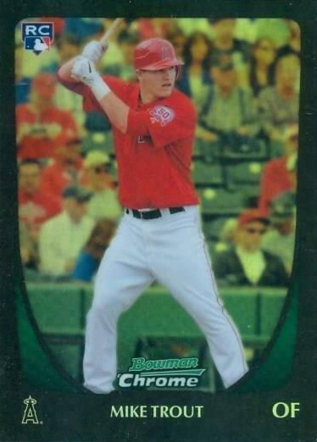 2011 Bowman Chrome Mike Trout #175 Baseball Card