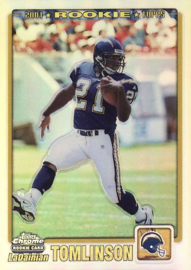 2001 Topps Chrome LaDainian Tomlinson #221 Football Card