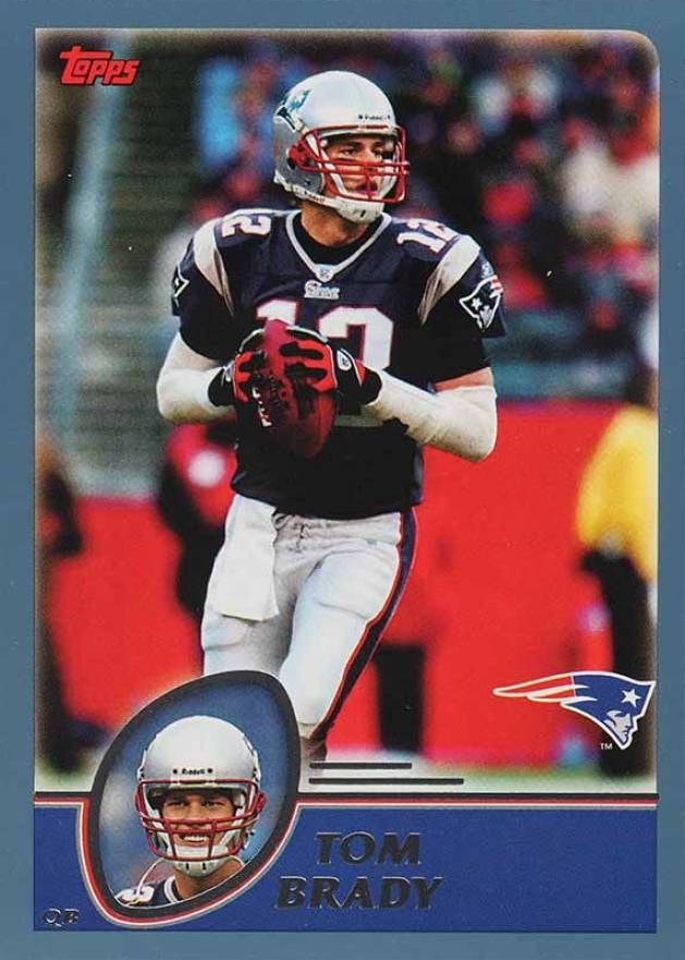 2003 Topps Tom Brady #258 Football Card