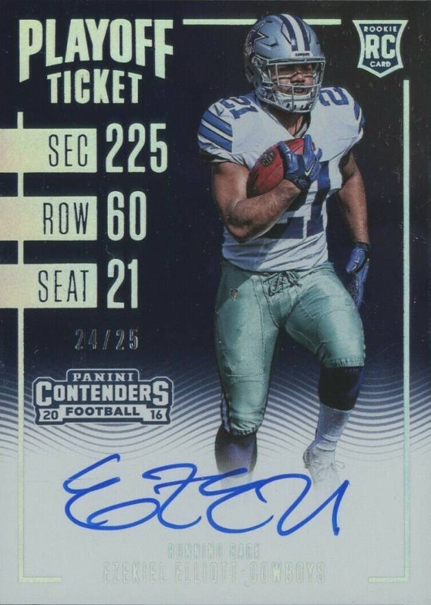 2016 Panini Contenders Ezekiel Elliott #310 Football Card