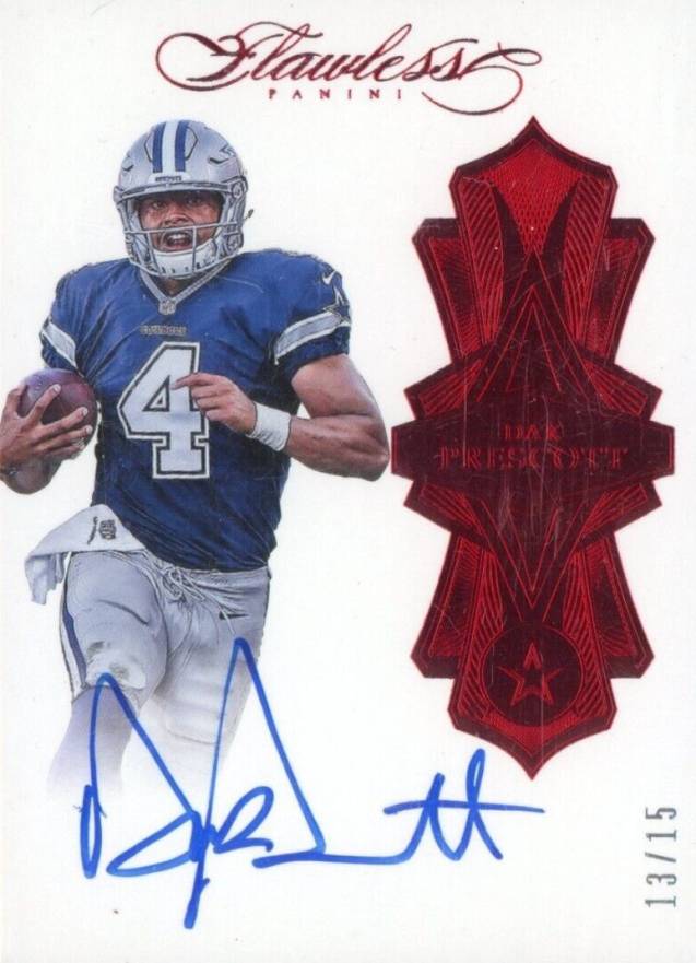 2016 Panini Flawless Rookie Autographs Dak Prescott #RADP Football Card