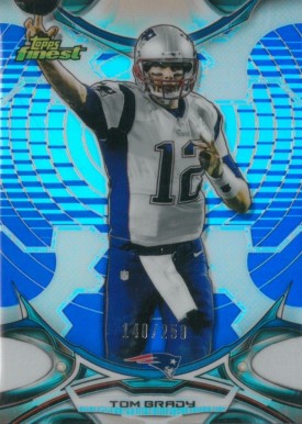 2015 Finest Tom Brady #140 Football Card