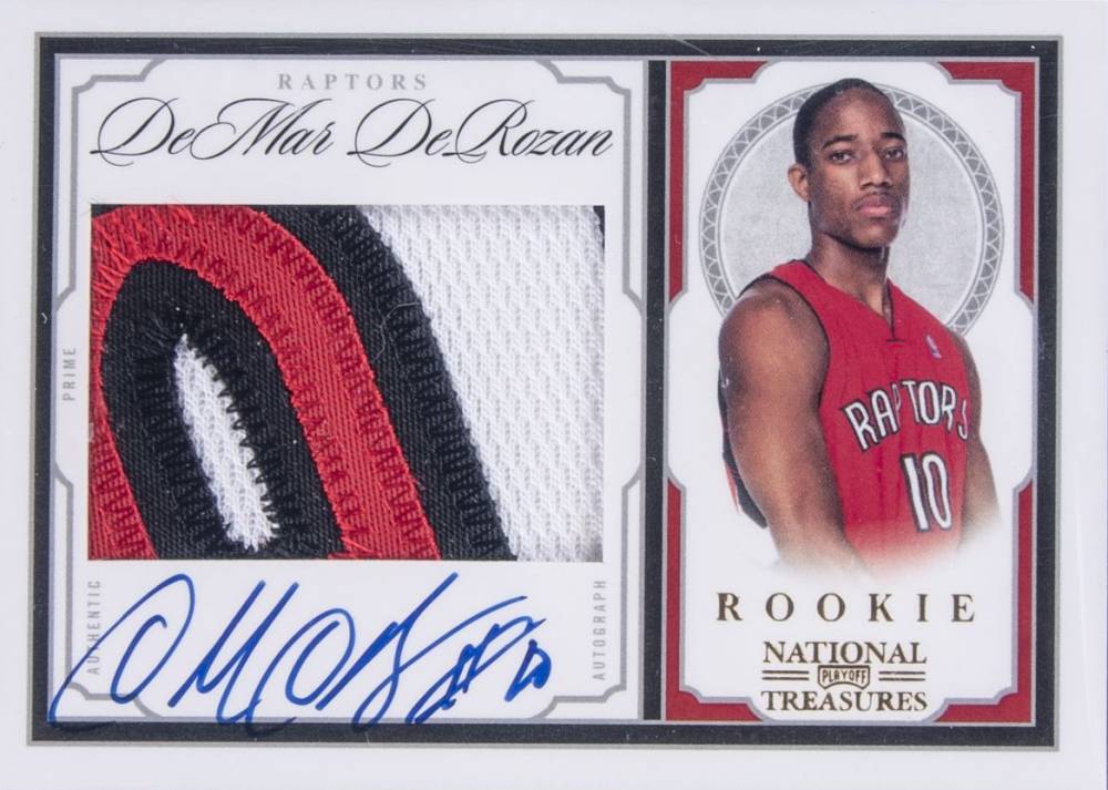 2009 Playoff National Treasures DeMar DeRozan #208 Basketball Card