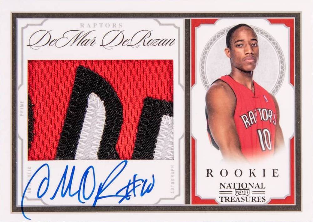 2009 Playoff National Treasures DeMar DeRozan #208 Basketball Card