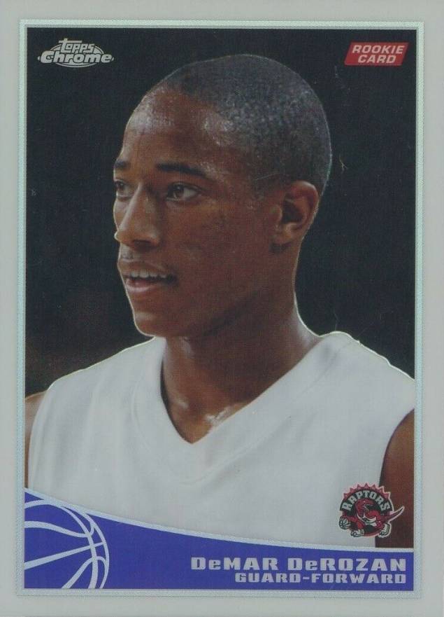 2009 Topps Chrome DeMar DeRozan #100 Basketball Card