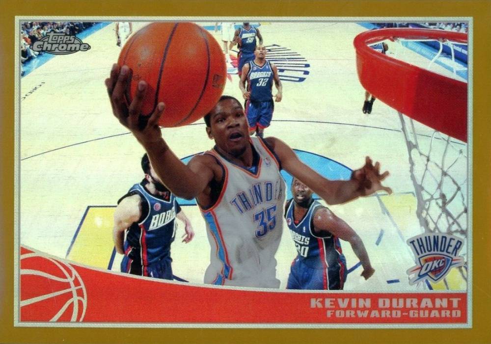 2009 Topps Chrome Kevin Durant #68 Basketball Card