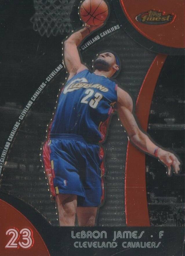 2007 Finest LeBron James #40 Basketball Card