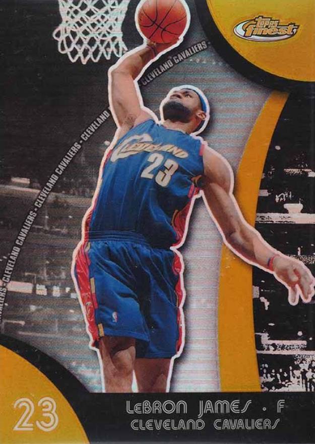 2007 Finest LeBron James #40 Basketball Card