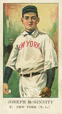 1908 American Caramel Joseph McGinnity p. # Baseball Card