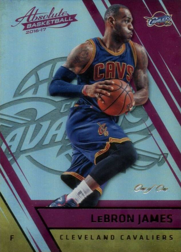 2016 Panini Absolute LeBron James #91 Basketball Card