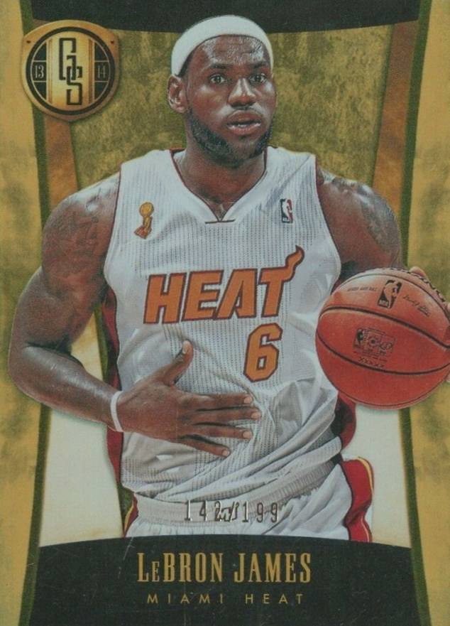 2013 Panini Gold Standard  LeBron James #50 Basketball Card