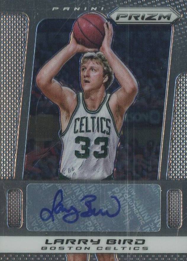 2013 Panini Prizm Autograph Larry Bird #60 Basketball Card