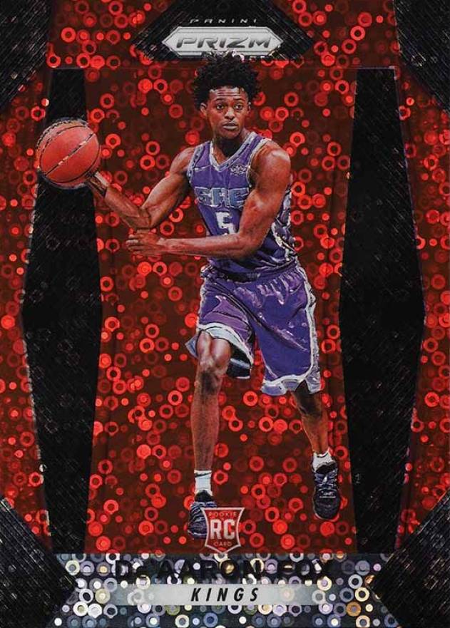 2017 Panini Prizm DE'Aaron Fox #24 Basketball Card