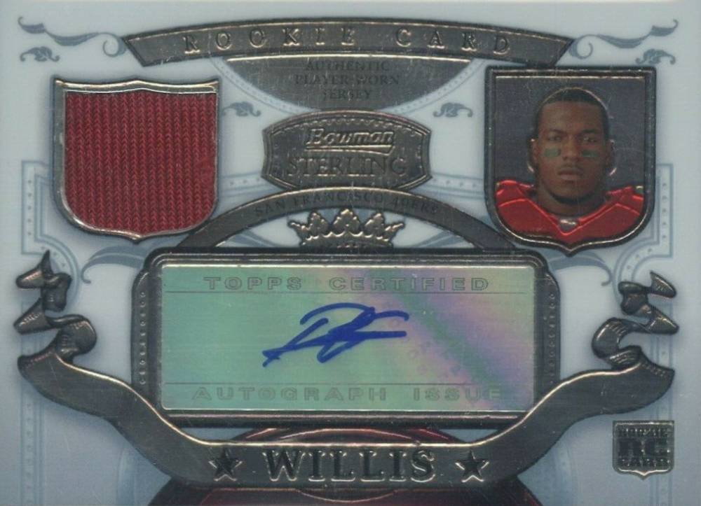 2007 Bowman Sterling Patrick Willis #PW Football Card