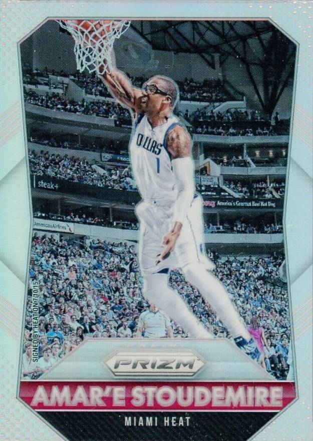 2015 Panini Prizm Amar'e Stoudemire #67 Basketball Card