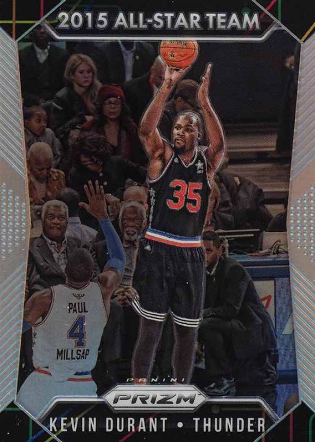 2015 Panini Prizm Kevin Durant #368 Basketball Card