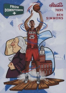 2016 Panini Studio from Downtown Ben Simmons #FD10 Basketball Card