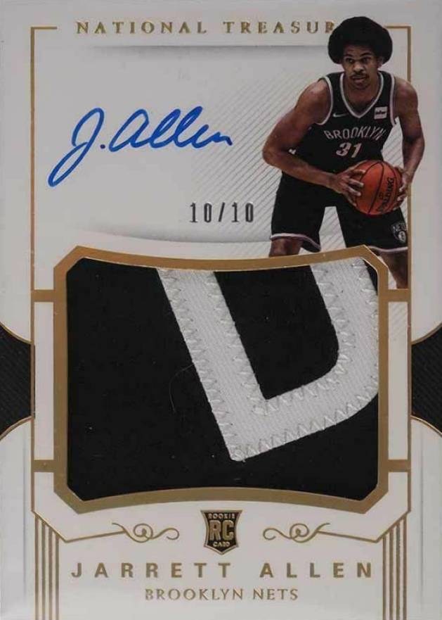 2017 Panini National Treasures Jarrett Allen #122 Basketball Card