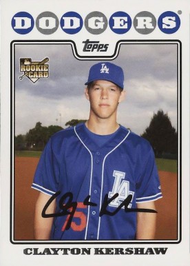 2008 Topps Update & Highlights Clayton Kershaw #UH240 Baseball Card