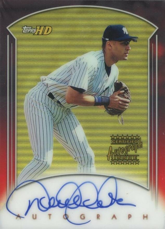 2000 Topps H.D. Autograph Derek Jeter #HDA1 Baseball Card